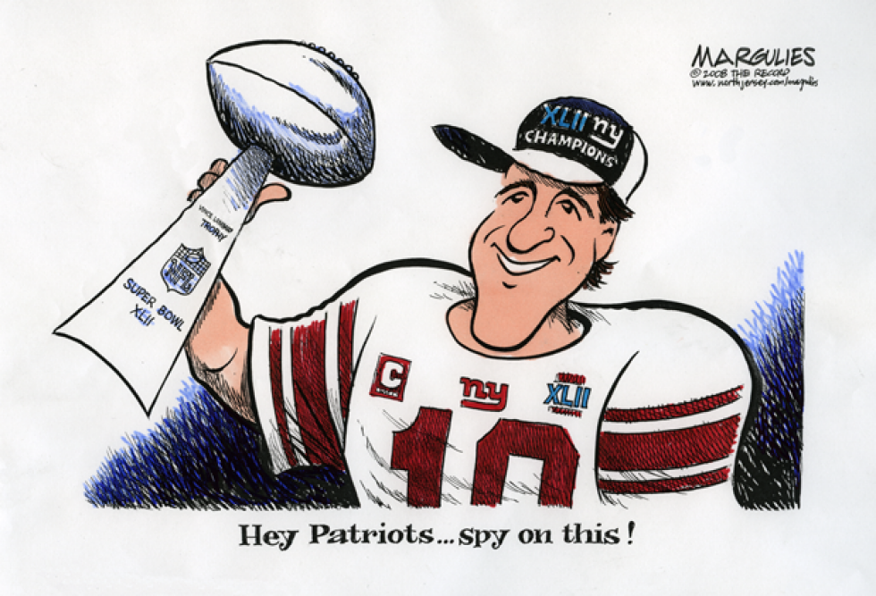 Giants win Super Bowl color