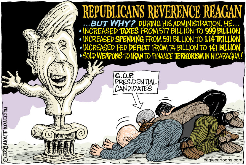 Rebublican Reverence for Reagan - COLOR -corrected