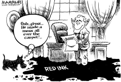 BUSH RED INK by Jimmy Margulies