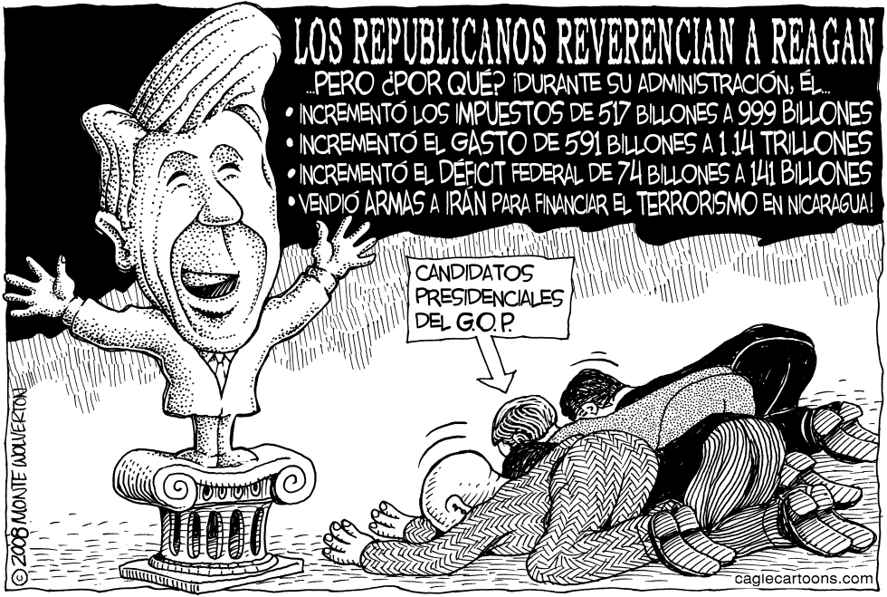 Los Republicanos reverencian a Reagan (CORREGIDO)
