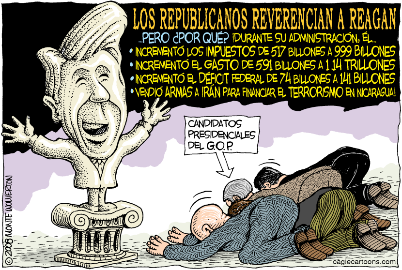Los Republicanos reverencian a Reagan / COLOR (CORREGIDO)