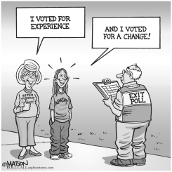 SUPER TUESDAY EXIT POLL by R.J. Matson