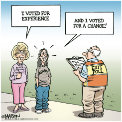 SUPER TUESDAY EXIT POLL by R.J. Matson