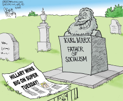 HILLARY AND MARX  by Gary McCoy