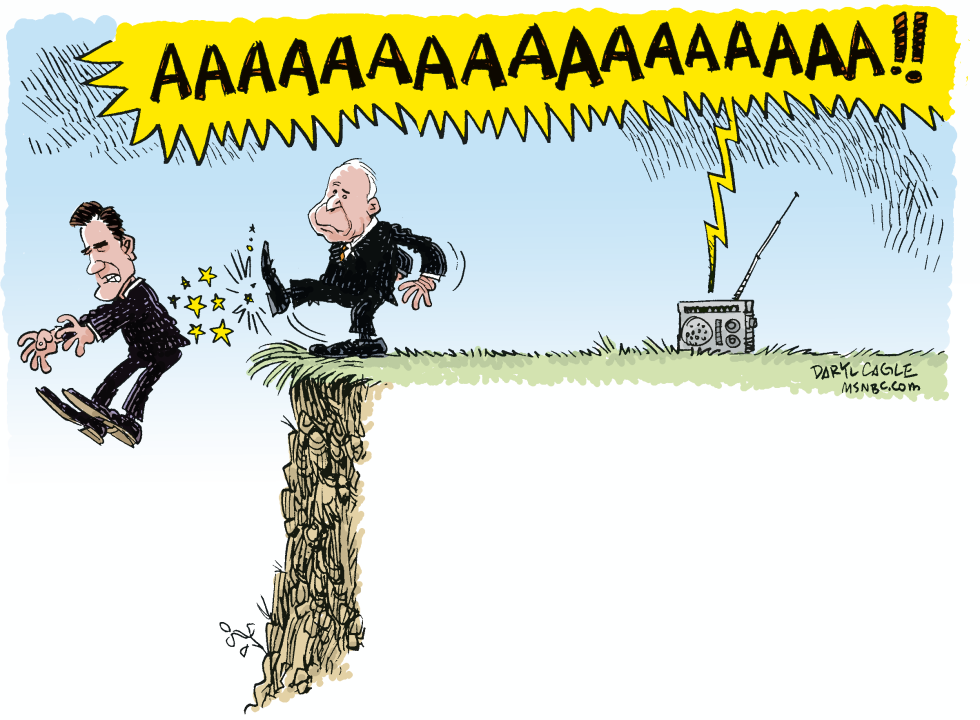 Romney Drops Out Color