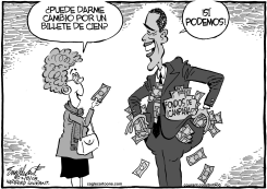 BARACK OBAMA by Bob Englehart
