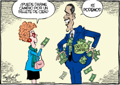 BARACK OBAMA /  by Bob Englehart