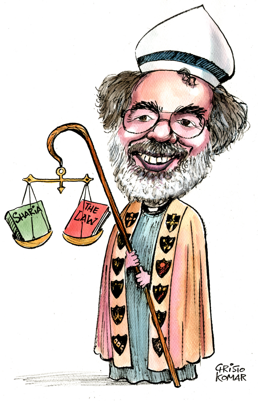 The archbishop of Canterbury Rowan Williams - COLOR