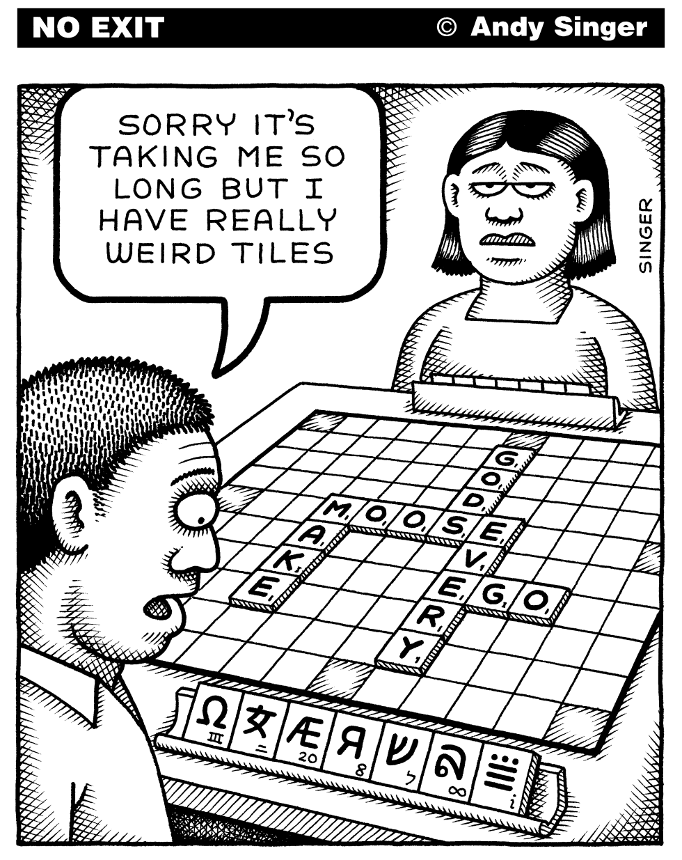 Weird Scrabble Tiles
