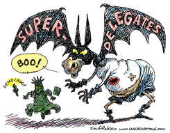 SUPERDELEGATES  by Sandy Huffaker