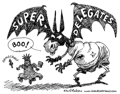 SUPERDELEGATES by Sandy Huffaker