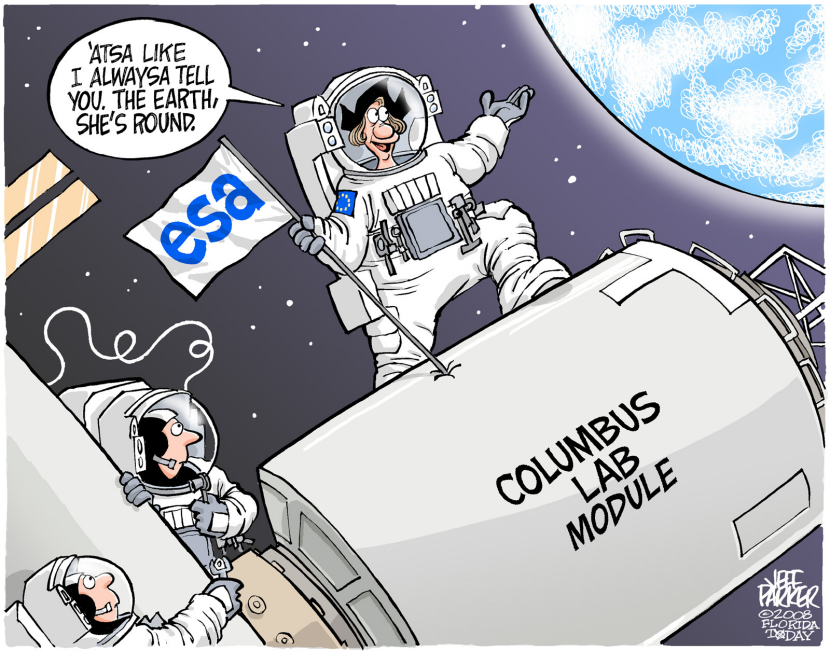 Columbus In Space COLOR