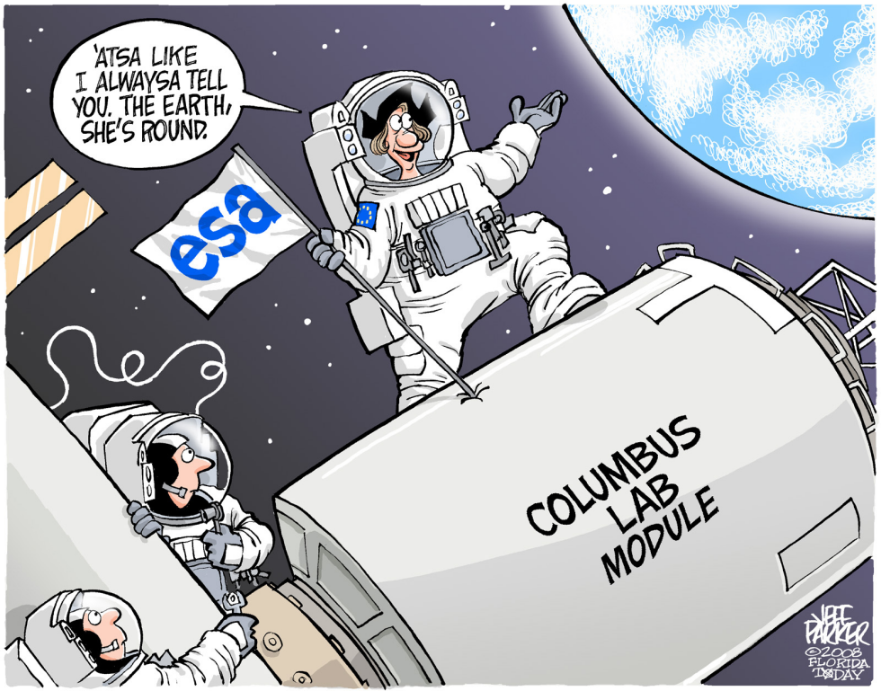 Columbus In Space COLOR