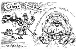 DOG SHOW by Sandy Huffaker