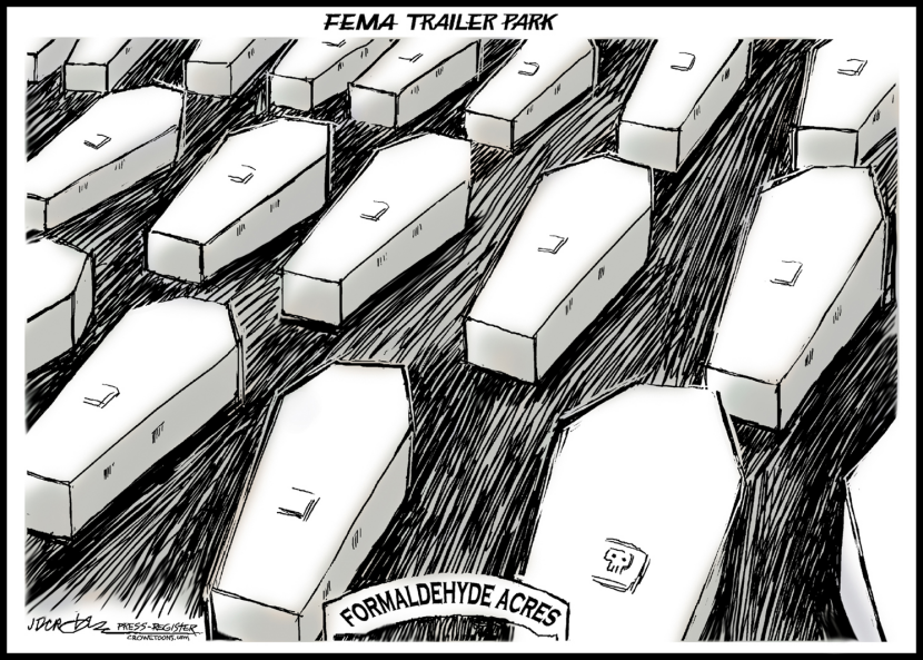 FEMA Coffin Trailer park