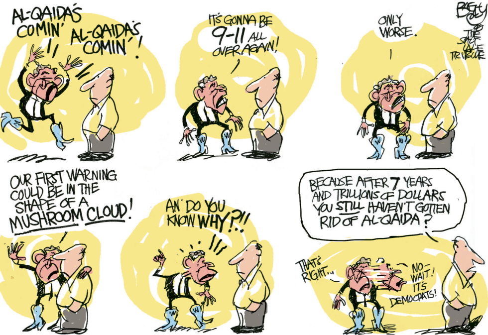The Bush Who Cried Wolf Color