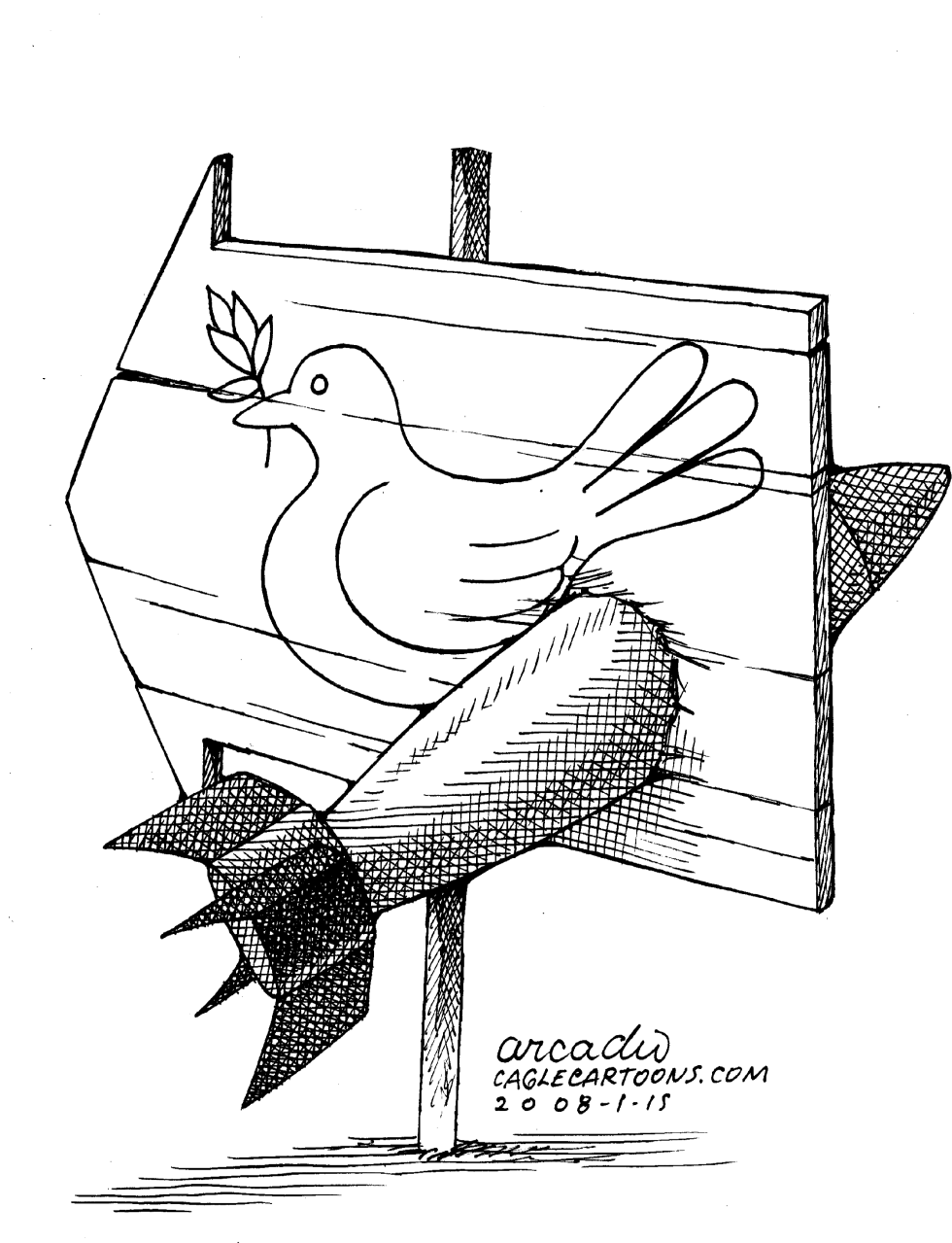 The Road to Peace, With Violence