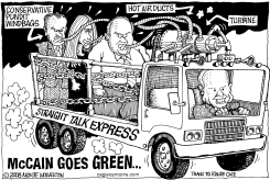 MCCAIN GOES GREEN by Monte Wolverton
