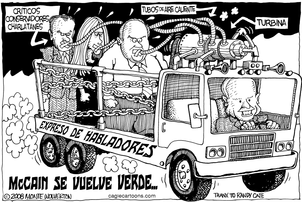 McCain se vuelve Verde
