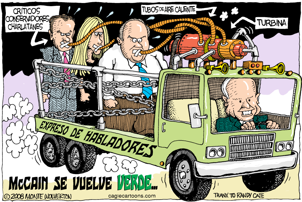 McCain se vuelve Verde / COLOR