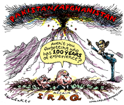 PAKISTAN AND AFGHANISTAN  by Sandy Huffaker