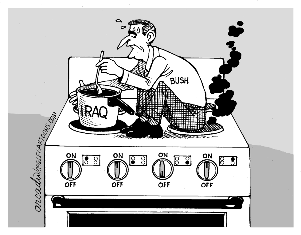 Iraq Burns Bush
