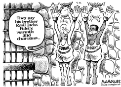 CASTRO CALLS IT QUITS by Jimmy Margulies