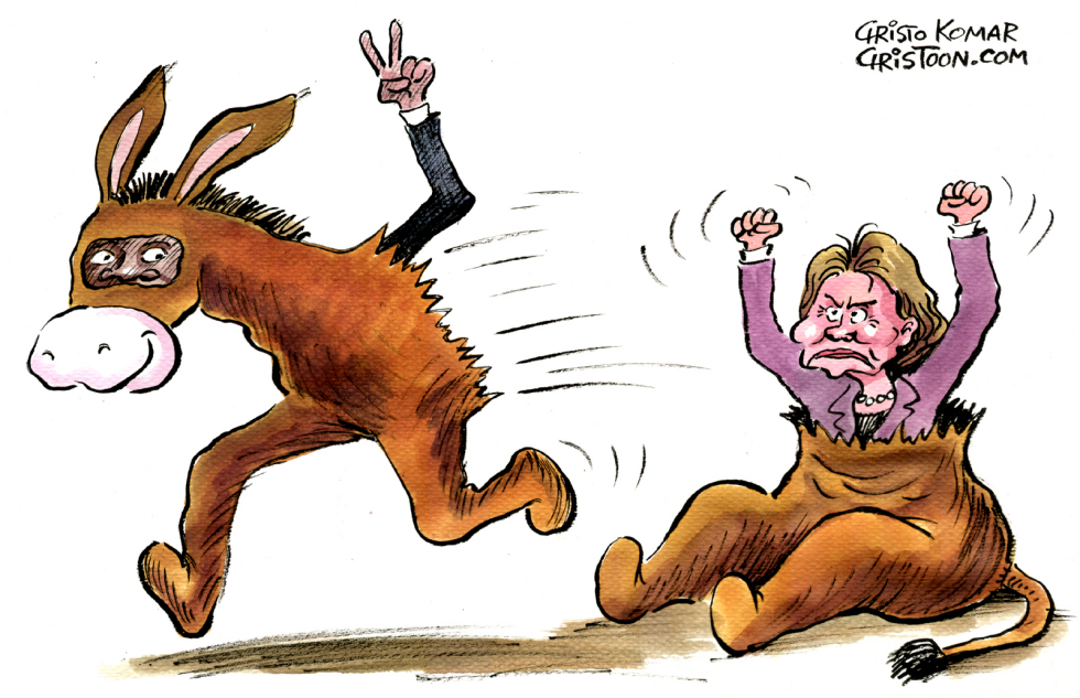 Democratic Presidential Race - COLOR