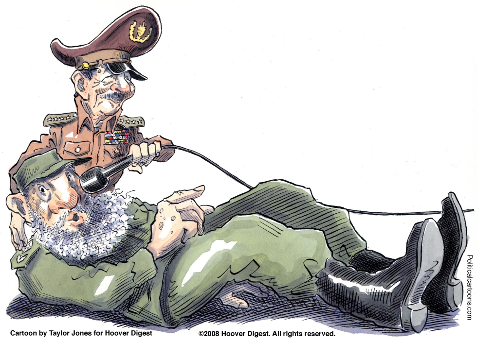 Raul and Fidel Castro - COLOR