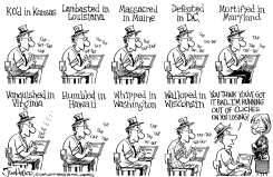 HILLARYS LOSES by Joe Heller