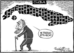 FIDEL CASTRO by Bob Englehart