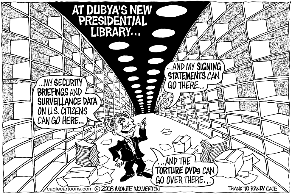 Dubyas New Library