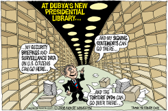 DUBYAS NEW LIBRARY by Monte Wolverton