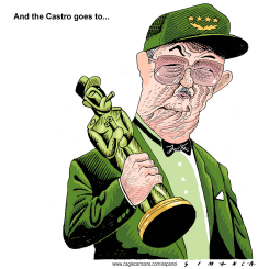 RAUL CASTRO ACADEMY AWARD by Osmani Simanca
