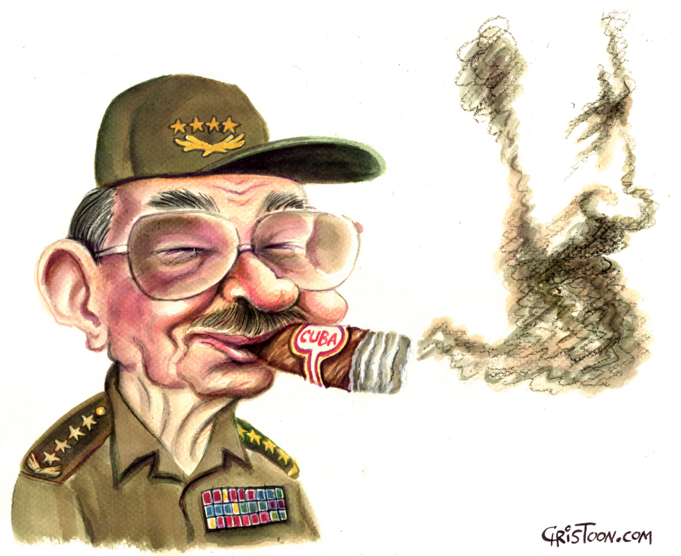 Raul Castro's Cigar - COLOR