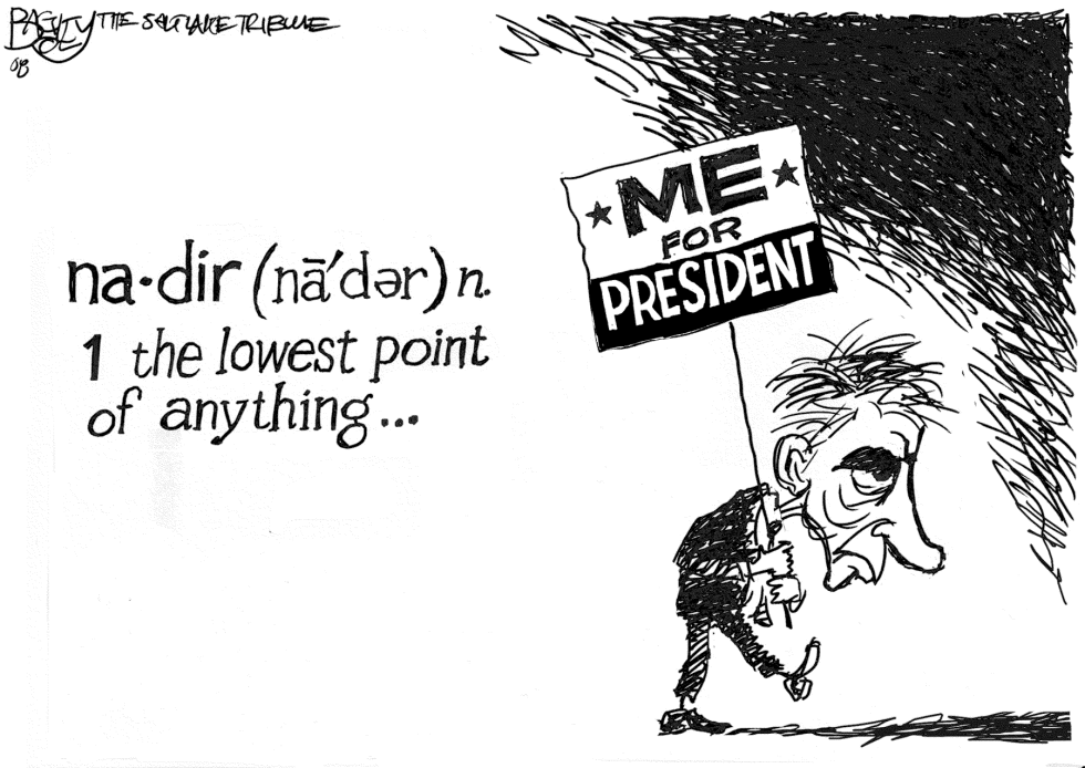  RALPH NADIR by Pat Bagley