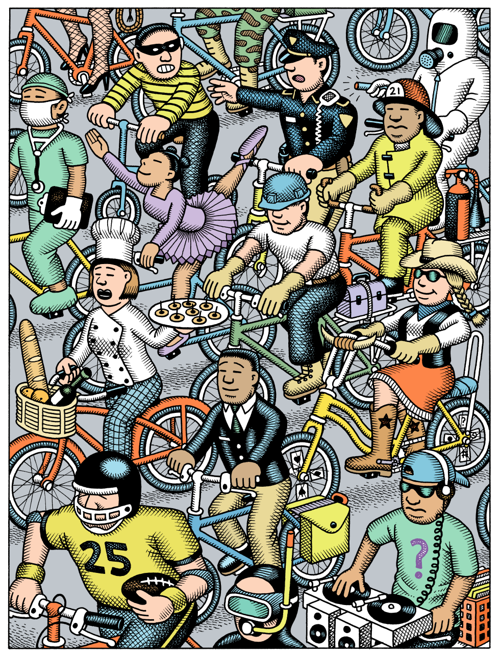 Bike to Work color version
