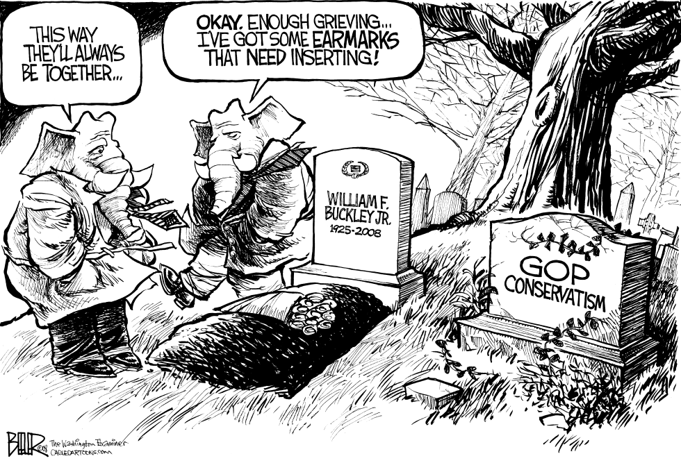  WILLIAM F BUCKLEY RIP by Nate Beeler