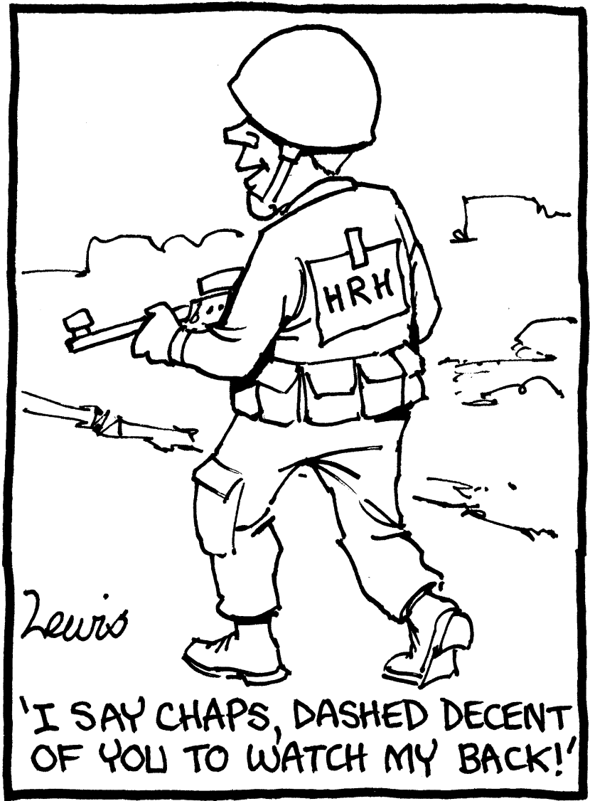 Prince Harry target practice
