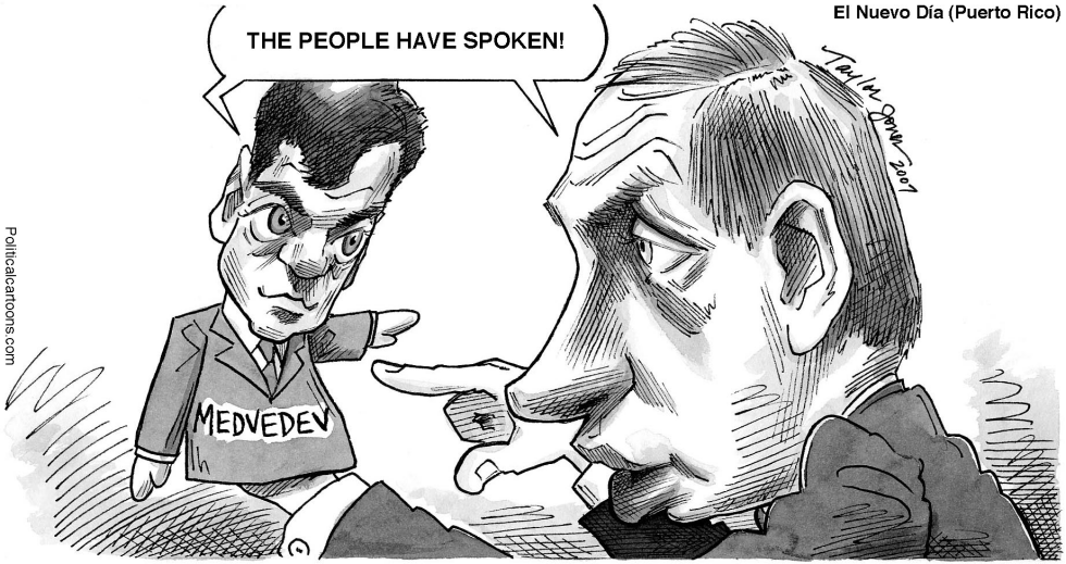 Putin and Medvedev