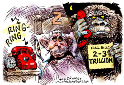 IRAQ BILL  by Sandy Huffaker
