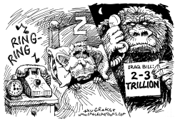 IRAQ BILL by Sandy Huffaker