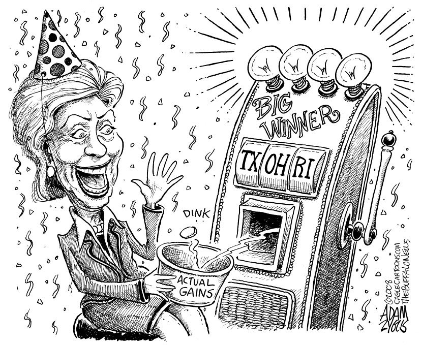 Hillary Big Winner