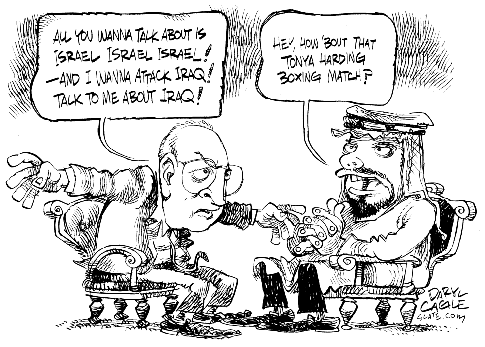  CHENEY IRAQ MIDEAST by Daryl Cagle