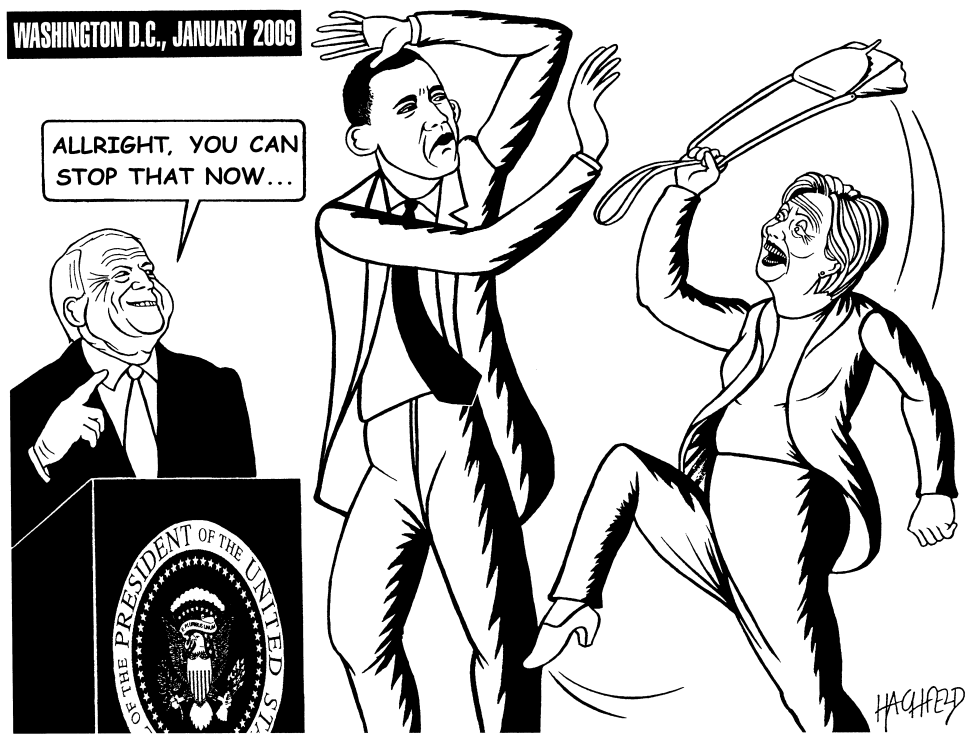  OBAMA, CLINTON, MCCAIN by Rainer Hachfeld