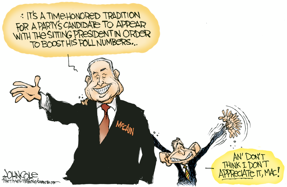 McCain and Bush