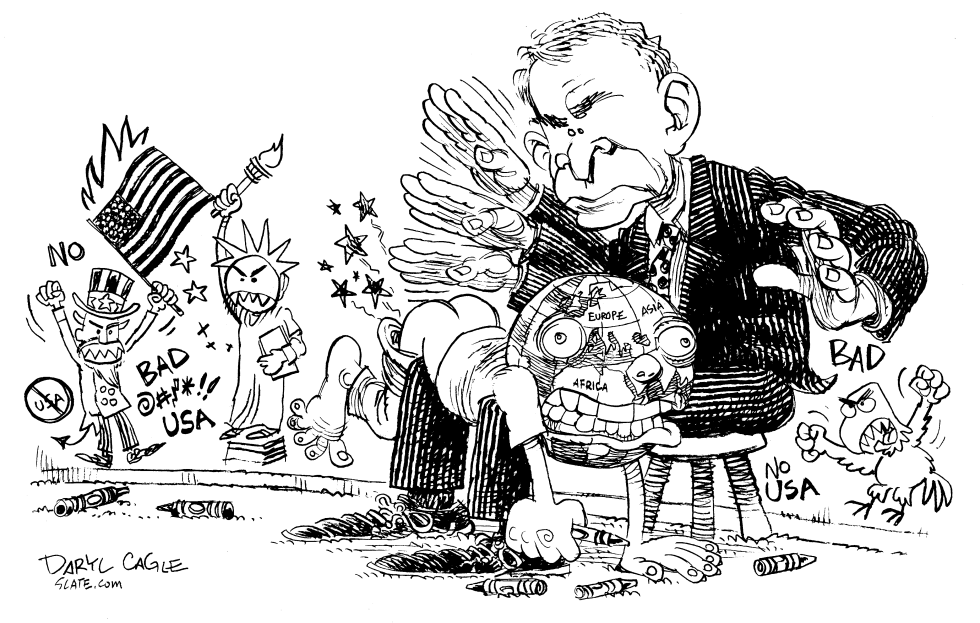 Bush Spanks the World