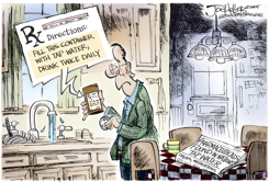 TAINTED TAP WATER by Joe Heller