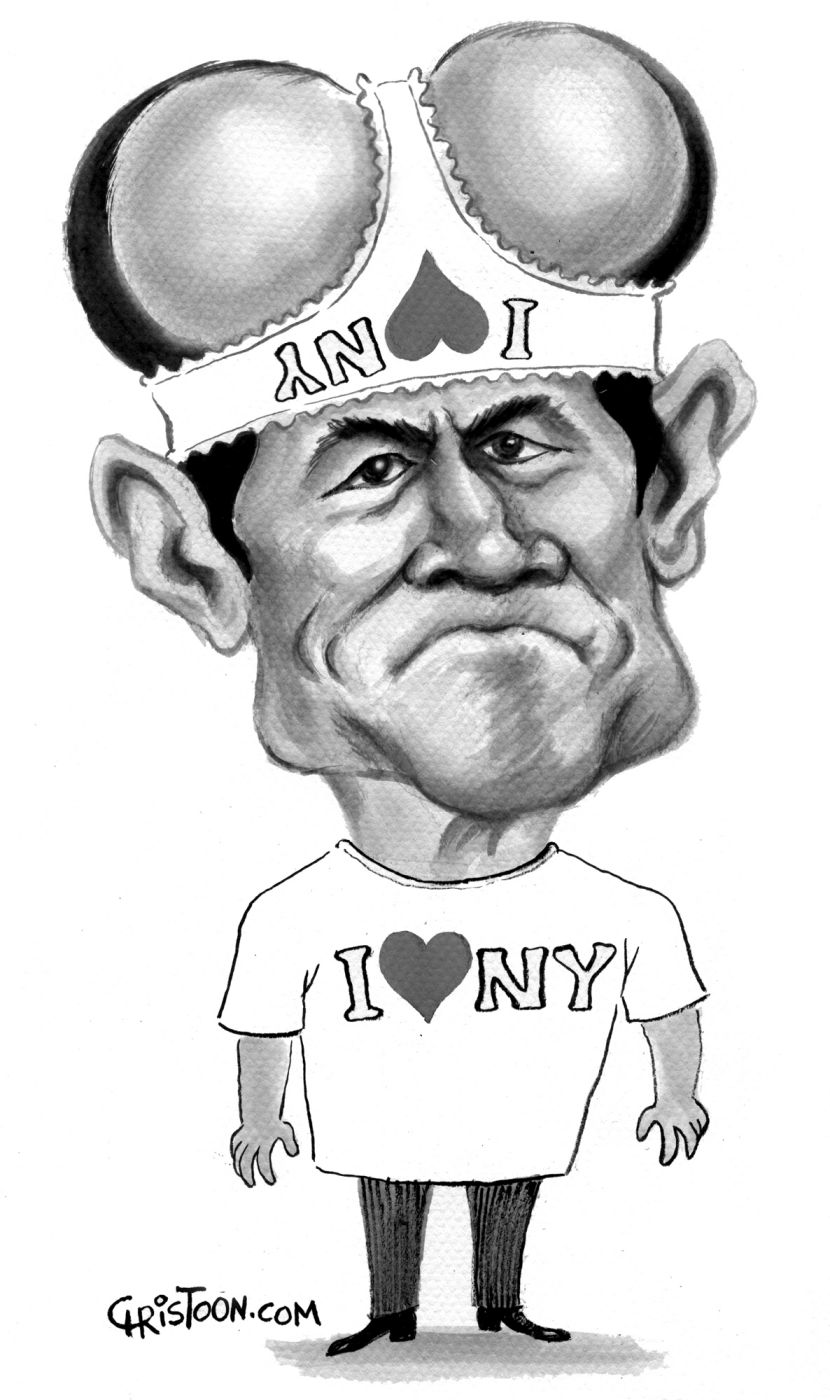 New York State Gov. Eliot Spitzer - GRAYSCALE