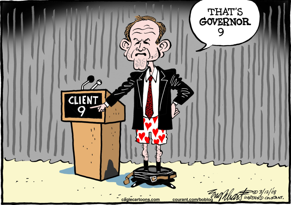  ELIOT SPITZER  by Bob Englehart